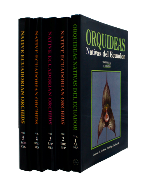 “Native Ecuadorian Orchids” — 5-Volume Collection
