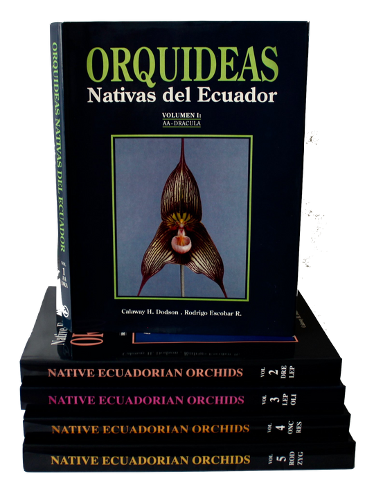 “Native Ecuadorian Orchids” — 5-Volume Collection