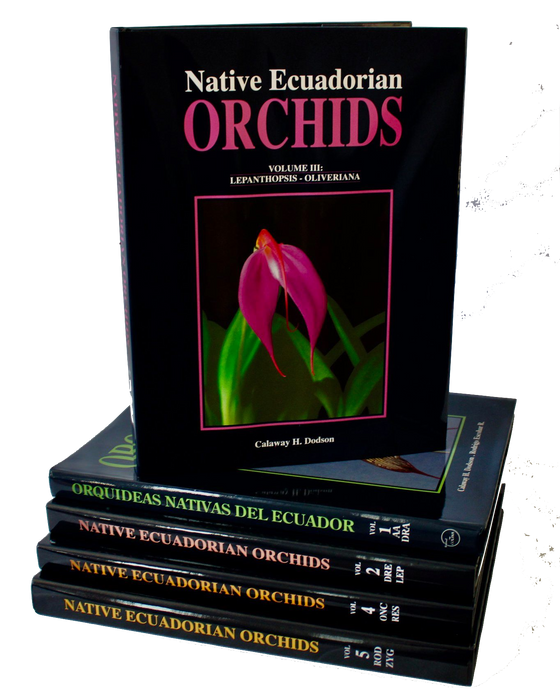 “Native Ecuadorian Orchids” — 5-Volume Collection