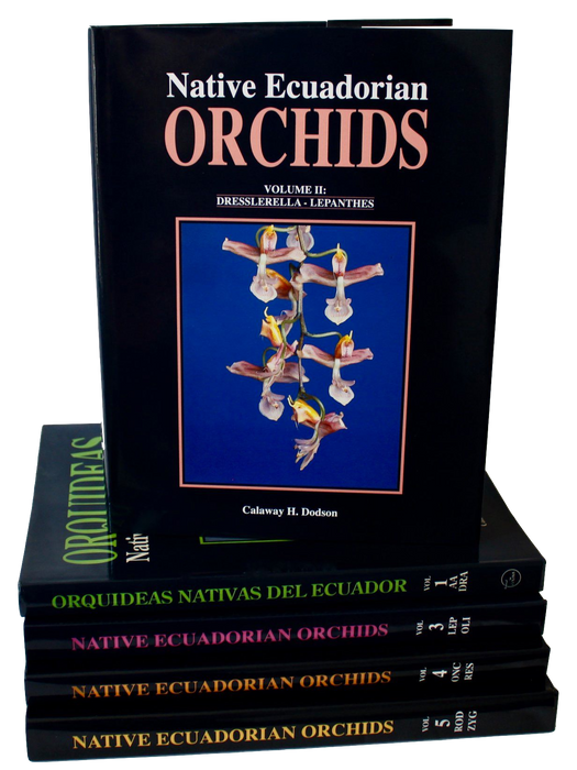 “Native Ecuadorian Orchids” — 5-Volume Collection