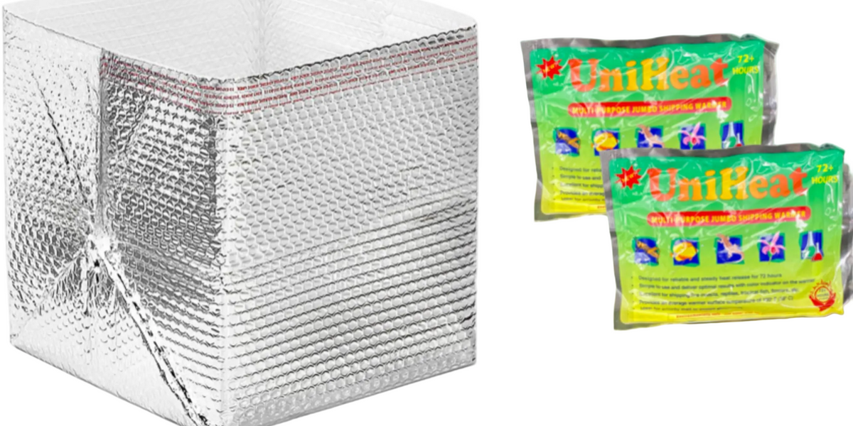 Box insulation + 2 Heat packs (L box) — Ecuagenera USA Corp