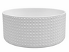 11" Ceramic pot - Dot Gray