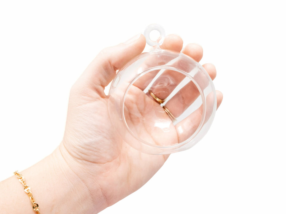 Mini Hanging Flat Bottom Glass Terrarium