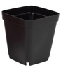 3' Pot - Square Black